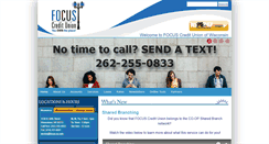 Desktop Screenshot of focus-cu.com