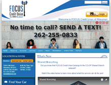 Tablet Screenshot of focus-cu.com